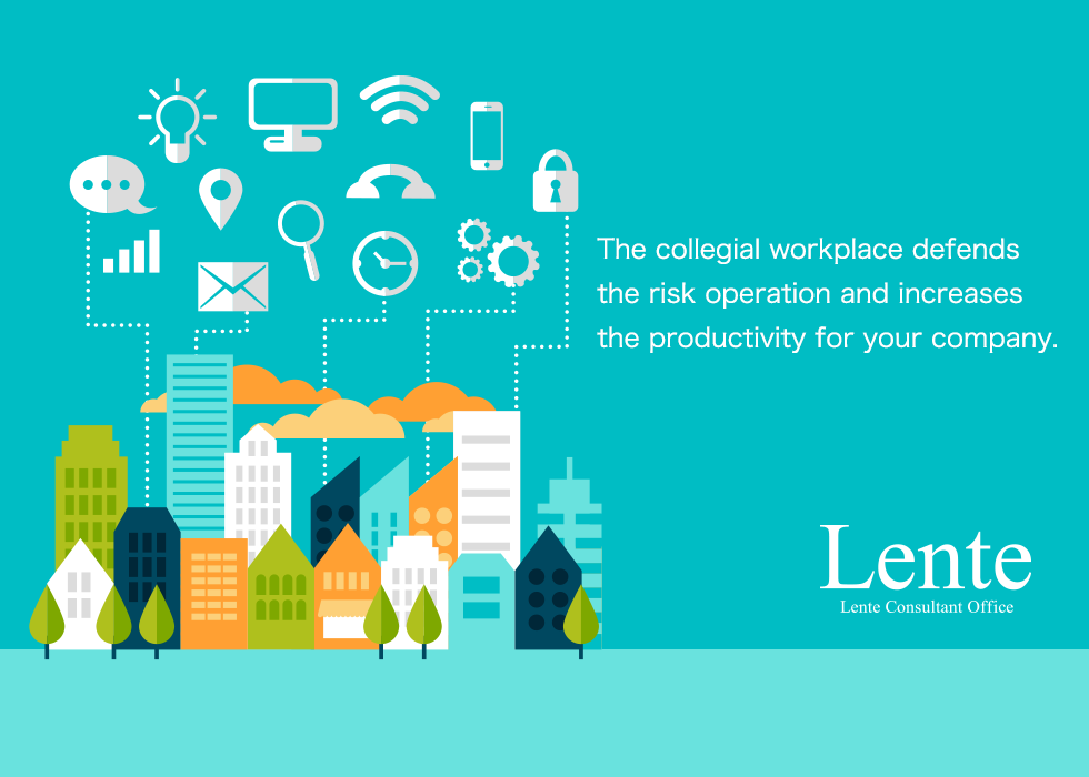 The collegial workplace defends the risk operation and increases the productivity for your company.